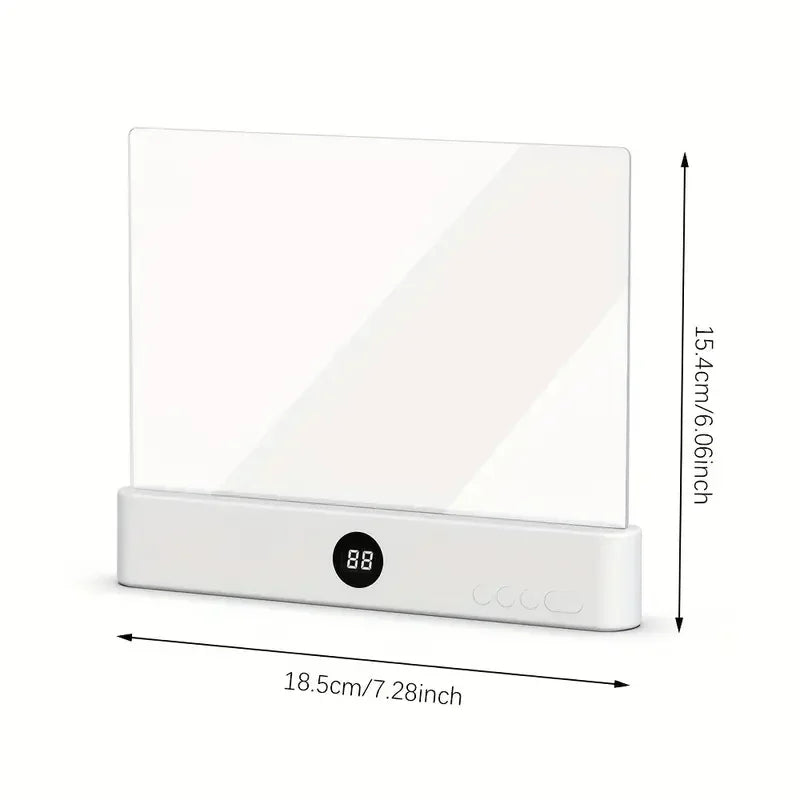 Lite Rechargeable LED Book Light with 3 Modes, Dimmable Touch Control, Auto-Off Timer, Scratch-Resistant Surface