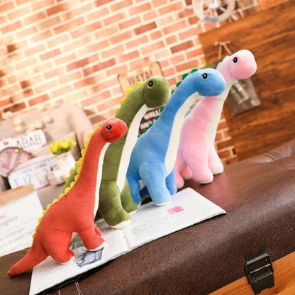 Long Neck Dino Pillow Plush 3D Stuffed Animal Brachiosaurus