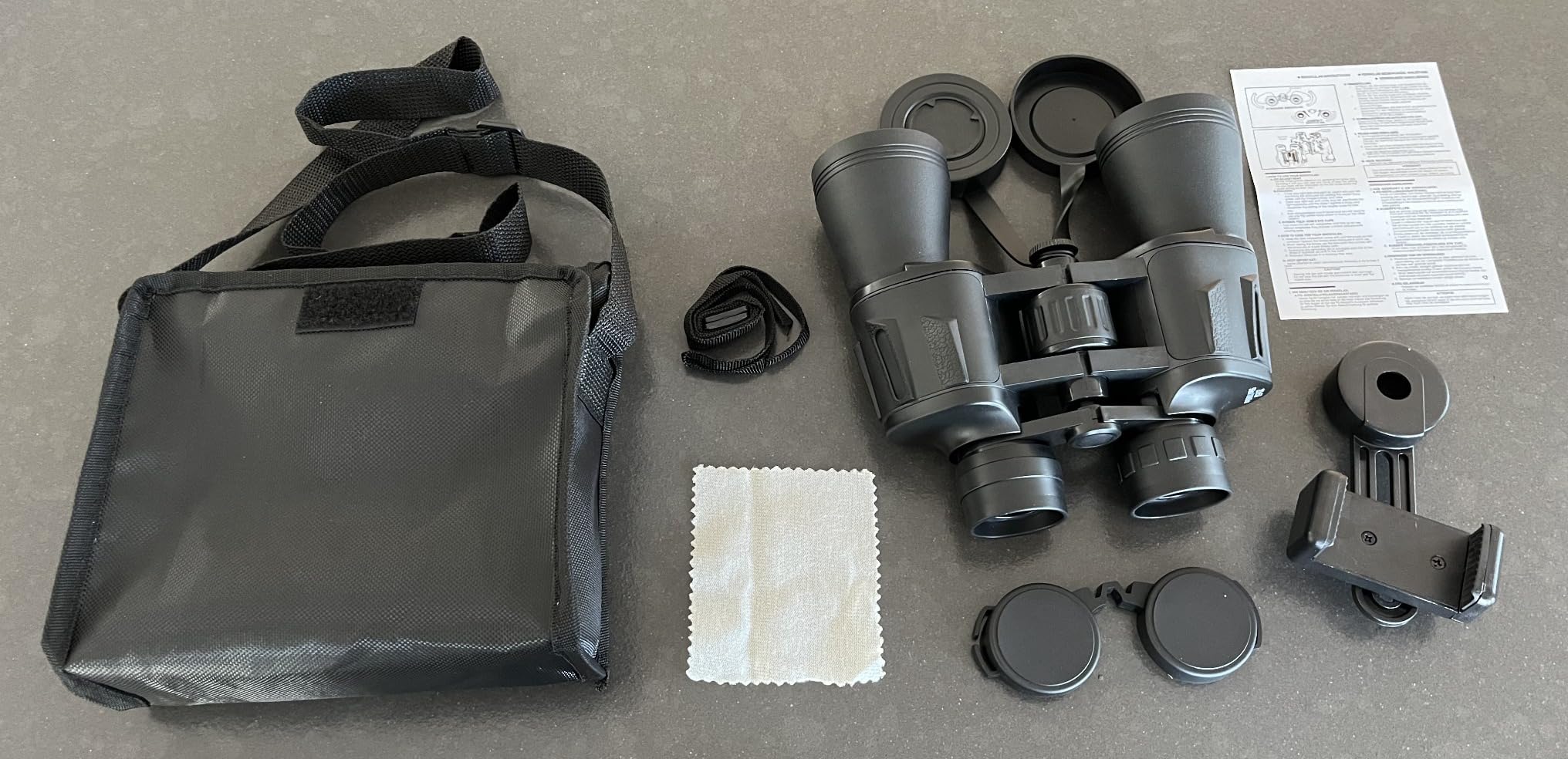 Long-Range Binoculars With Powerful 20x Magnification, Large 50mm Objective Lens, And Military-Grade FMC Coating