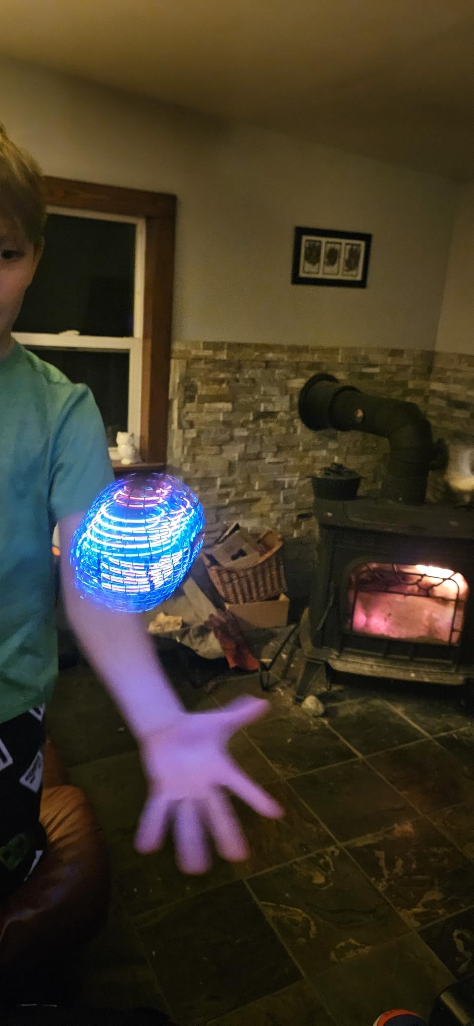 Magic Flying Orb Ball with LED Light, Boomerang Return and USB Rechargeable, Safe for Ages 6+