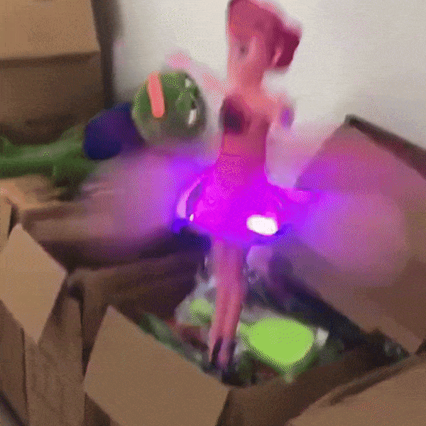 Magical Flying Fairy with Hand Sensor Control, USB Rechargeable, Auto Start Stop, Self-Balancing, Glowing Lights for Ages 6+