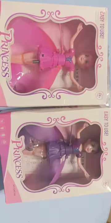 Magical Flying Fairy with Hand Sensor Control, USB Rechargeable, Auto Start Stop, Self-Balancing, Glowing Lights for Ages 6+