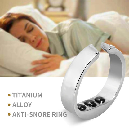 Magnetic Therapy Acupressure Anti-Snoring Finger Ring