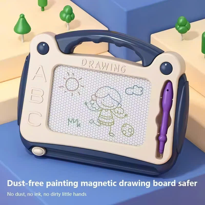 Magnetic Drawing Board – Cartoon Writing Toy for Kids & Toddlers, Easy Erase, Portable with Handle, Safe for Ages 3+