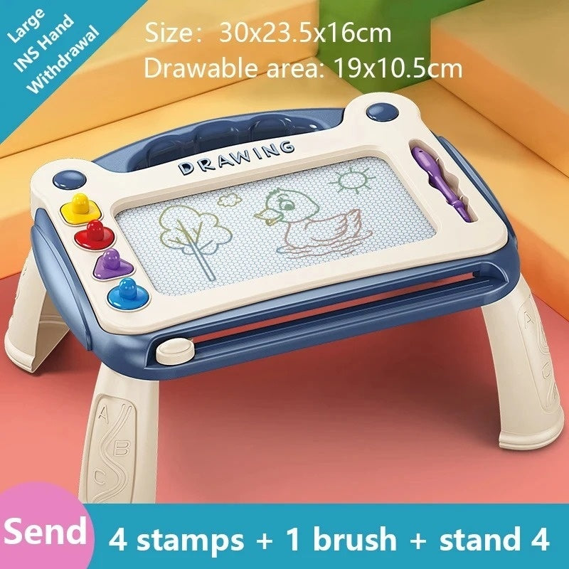 Magnetic Drawing Board – Cartoon Writing Toy for Kids & Toddlers, Easy Erase, Portable with Handle, Safe for Ages 3+