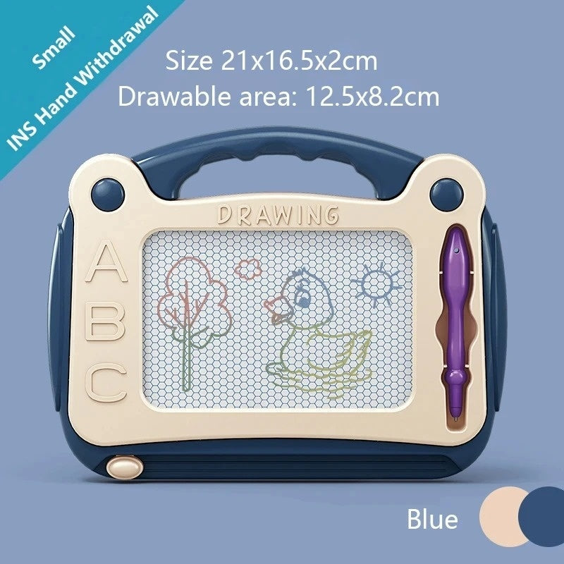 Magnetic Drawing Board – Cartoon Writing Toy for Kids & Toddlers, Easy Erase, Portable with Handle, Safe for Ages 3+