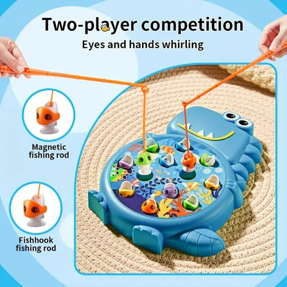 Magnetic Fishing Toy with Colorful, Safe & Fun Multiplayer Game for Ages 3+