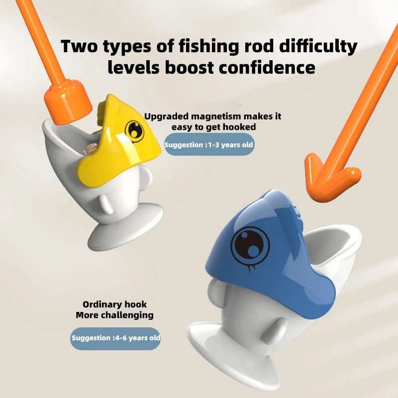 Magnetic Fishing Toy with Colorful, Safe & Fun Multiplayer Game for Ages 3+