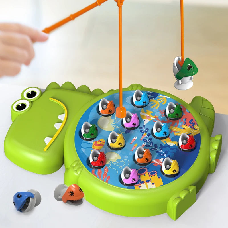 Magnetic Fishing Toy with Colorful, Safe & Fun Multiplayer Game for Ages 3+
