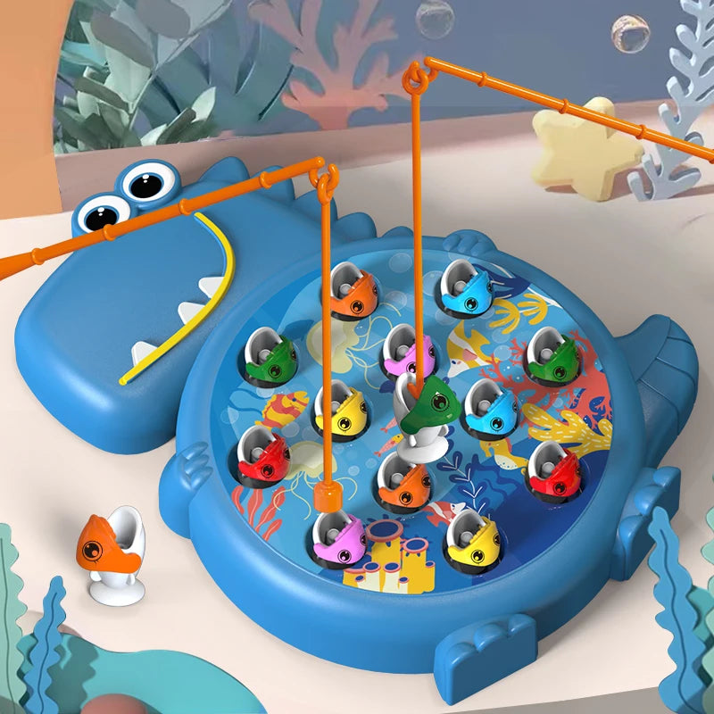 Magnetic Fishing Toy with Colorful, Safe & Fun Multiplayer Game for Ages 3+