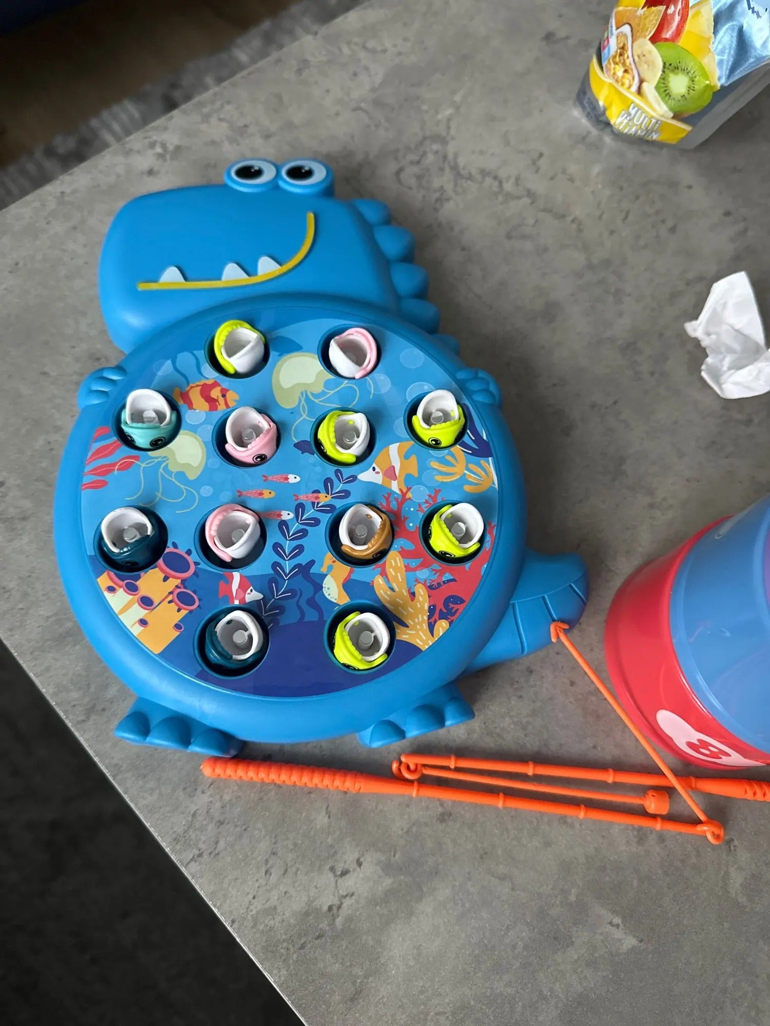 Magnetic Fishing Toy with Colorful, Safe & Fun Multiplayer Game for Ages 3+