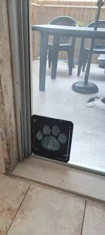 Magnetic Locking Cat and Dog Door with ABS Flap for Cats & Small Dogs, Easy Installation, Scratch Resistant