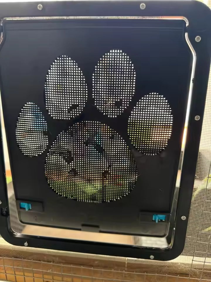 Magnetic Locking Cat and Dog Door with ABS Flap for Cats & Small Dogs, Easy Installation, Scratch Resistant