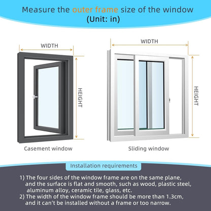 Magnetic Window Screen - Adjustable Fly Screen for Windows With Breathable, Easy Install, Adjustable, Self-Adhesive