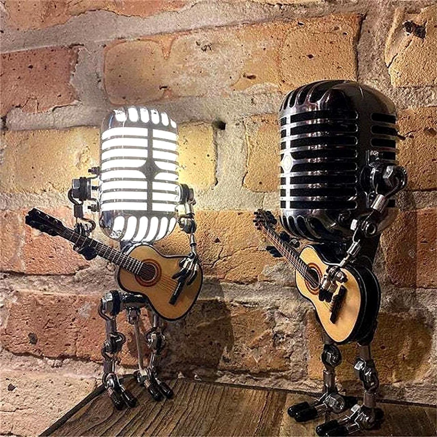 Robot Lamp with Guitar