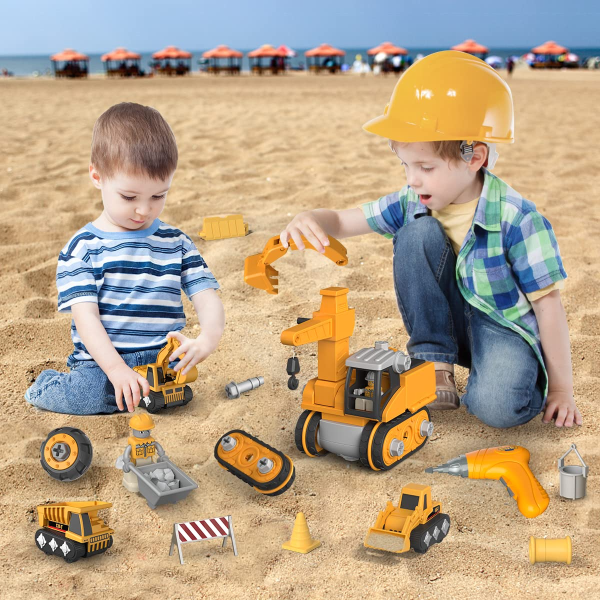 Master Builder Engineer Toy Set – Build Your Own Work Vehicle
