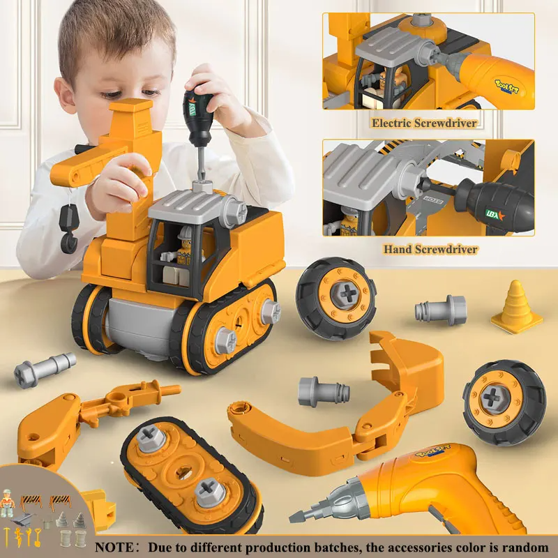 Master Builder Engineer Toy Set – Build Your Own Work Vehicle