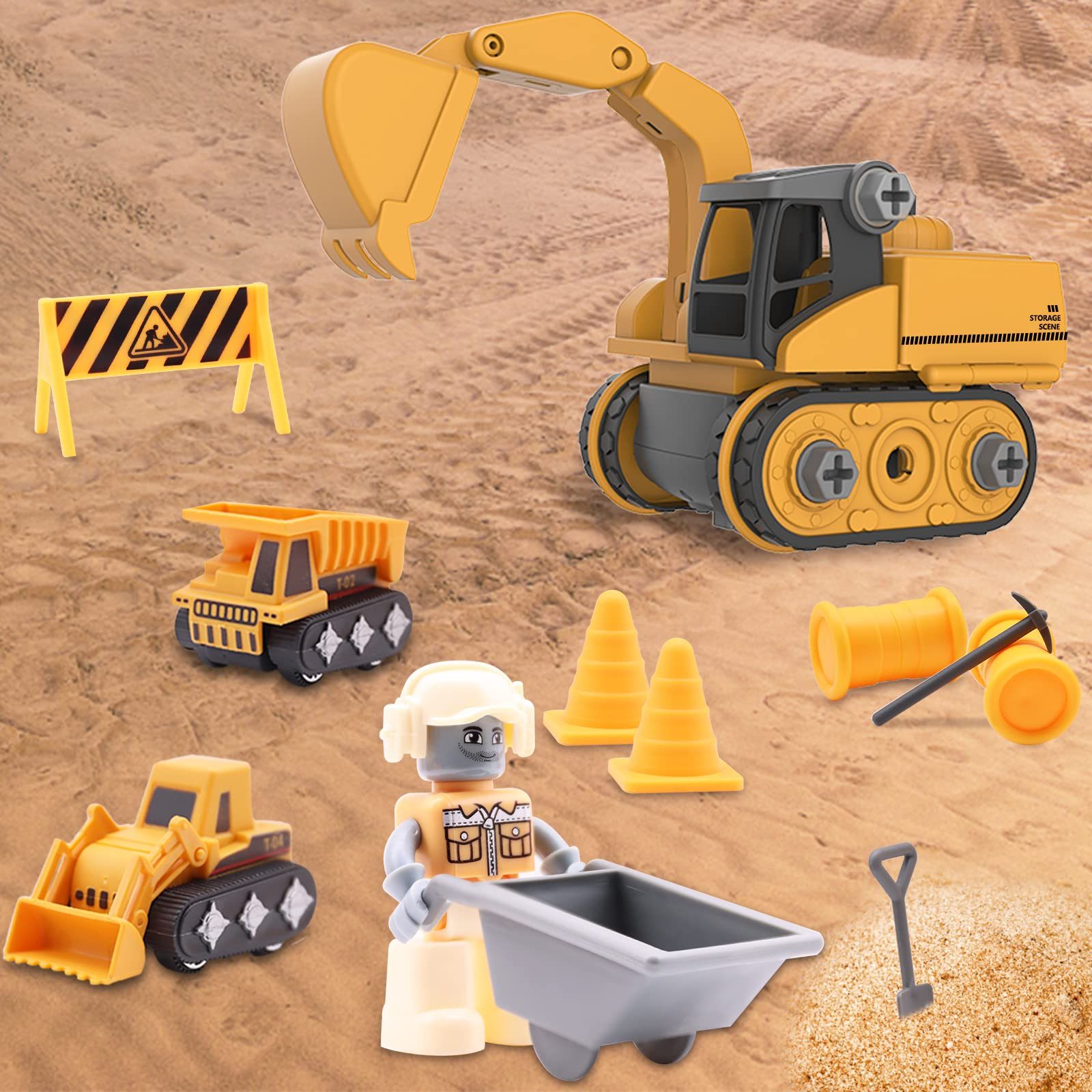 Master Builder Engineer Toy Set – Build Your Own Work Vehicle