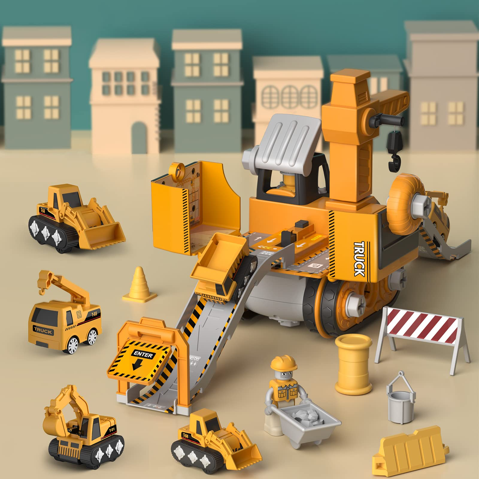 Master Builder Engineer Toy Set – Build Your Own Work Vehicle