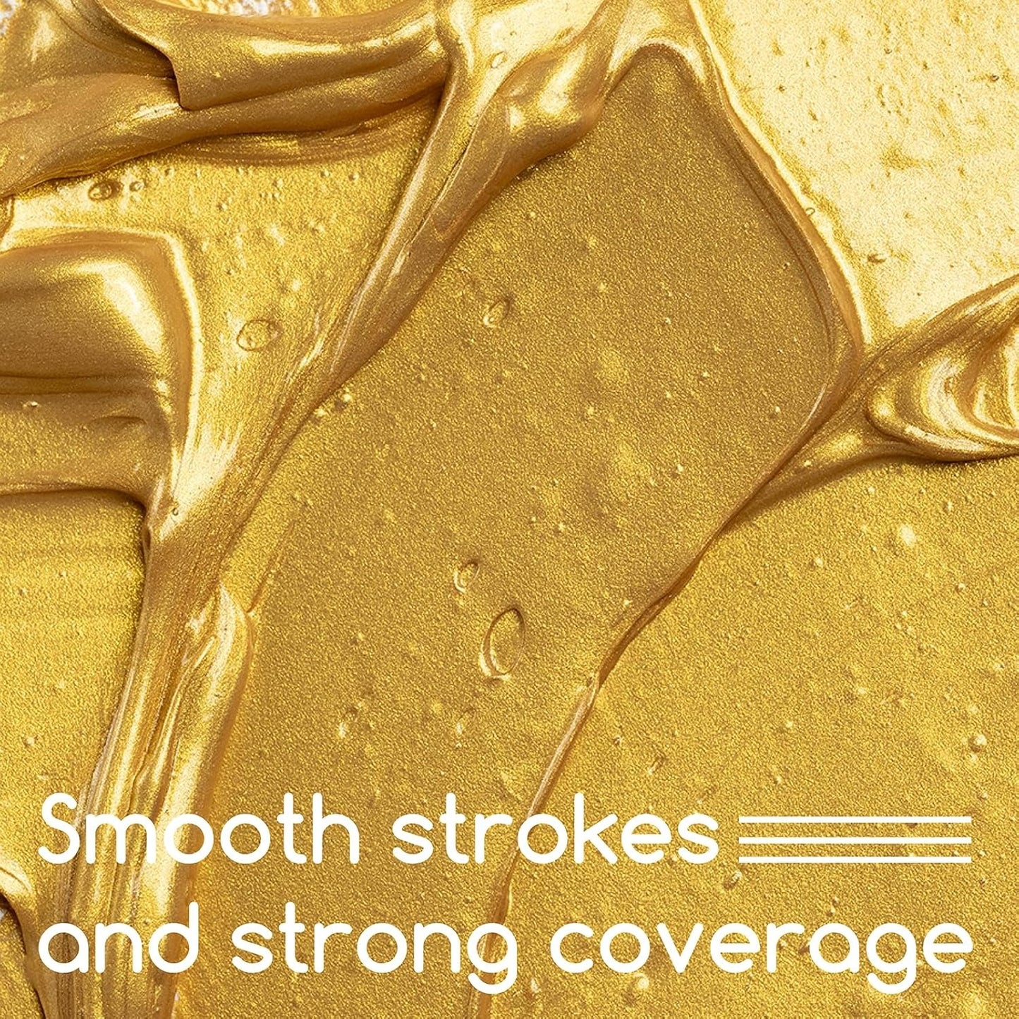 Metallic Gold Leaf Paint for Crafts – DIY Projects, Furniture Restoration, Artistic Detailing & Home Decor