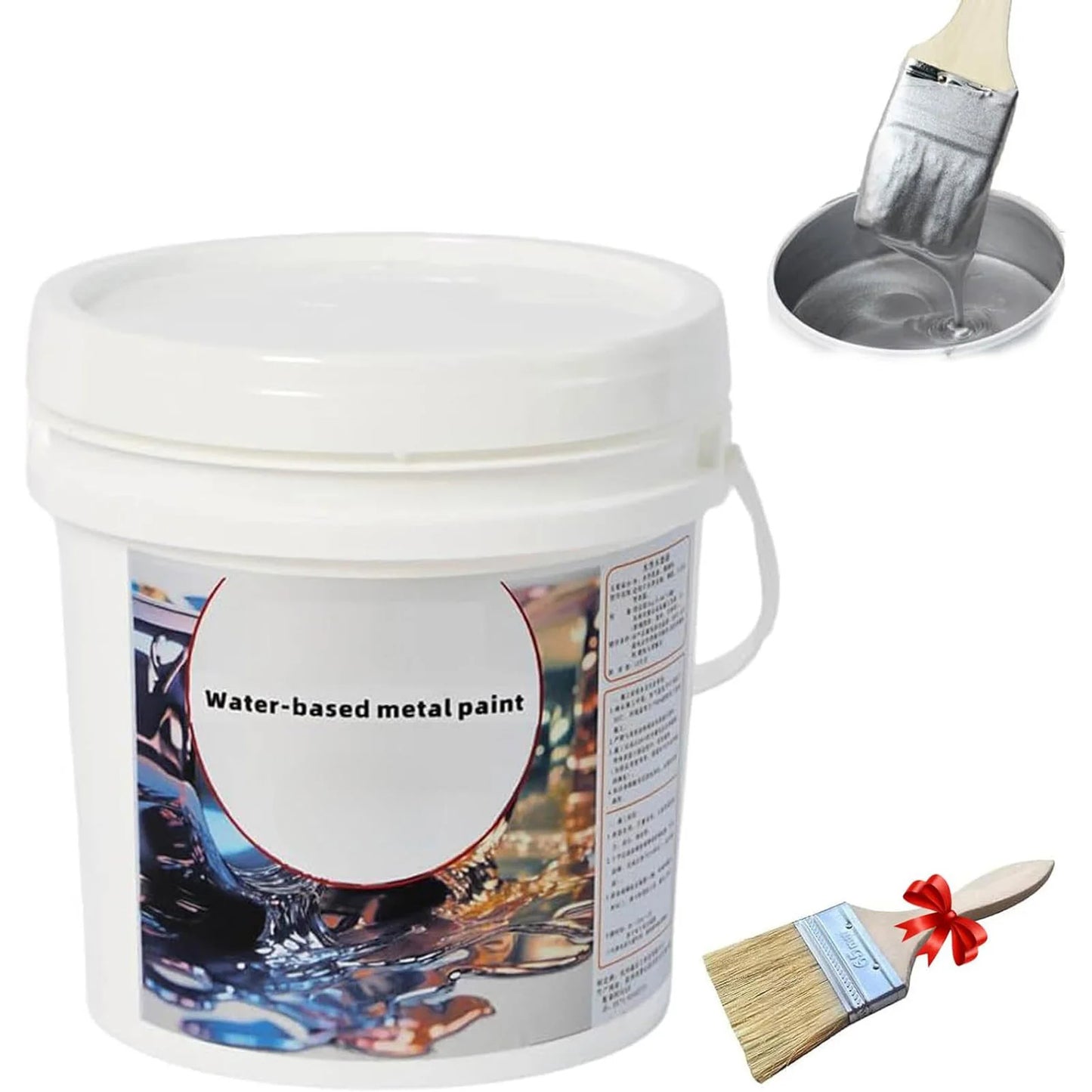 Metallic Gold Leaf Paint for Crafts – DIY Projects, Furniture Restoration, Artistic Detailing & Home Decor