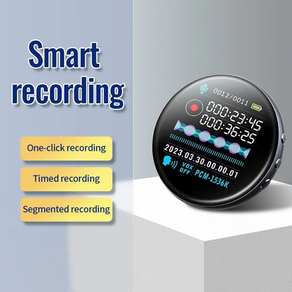 Mini Digital Voice Recorder, Magnetic Recorder Voice, Magnetic Voice Activated Recorder, USB-C Audio Recorder