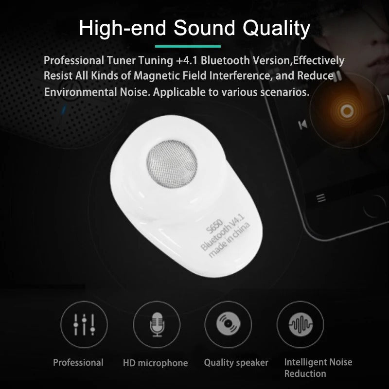 Mini Invisible Ture Wireless Earphone