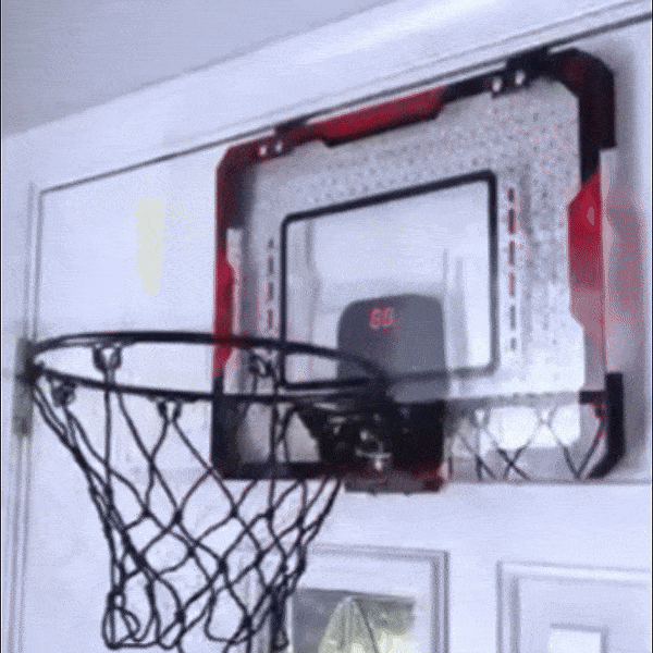 Mini Basketball Hoop with Fixed Hanging, Real Shooting Fun, Durable Polypropylene, Quick Setup & Removal For Ages 3+