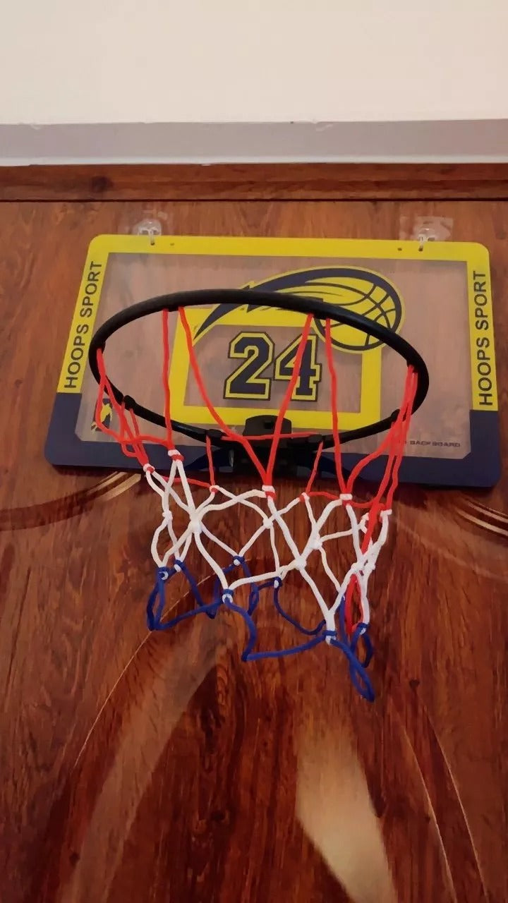 Mini Basketball Hoop with Indoor & Outdoor, Foldable, Silent, Durable Plastic For Ages 3+
