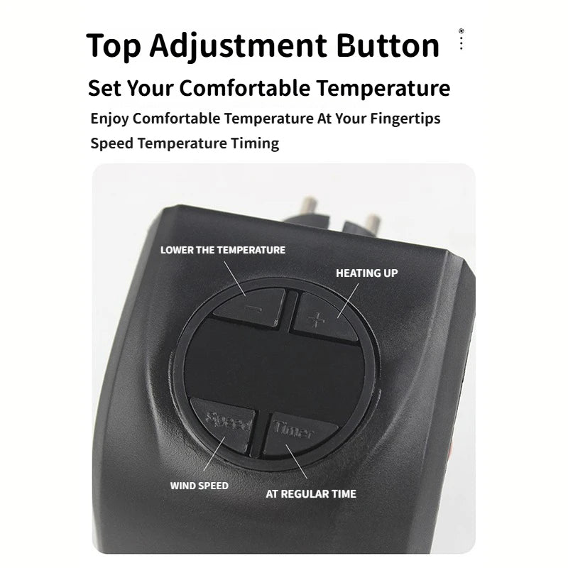 Mini Ceramic Air Heater – Portable Electric Fan Heater for Home & Office