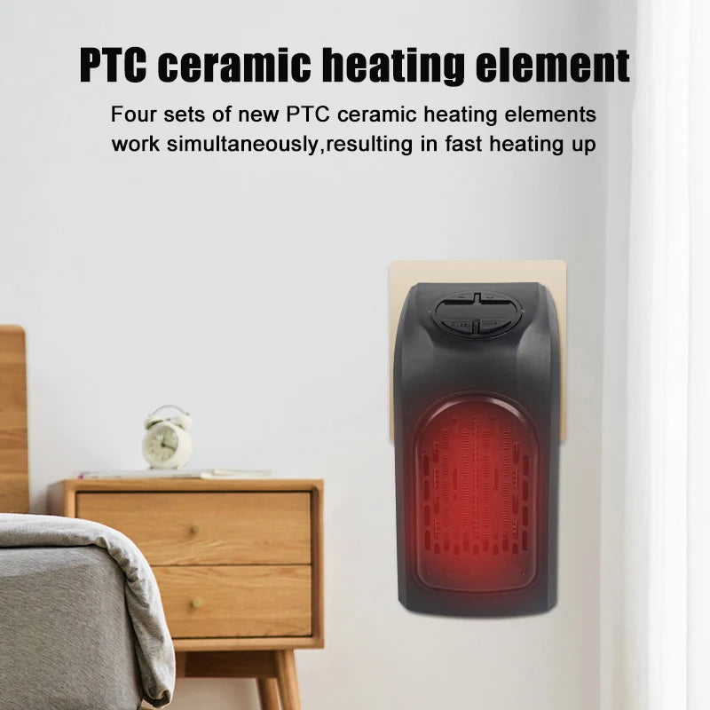 Mini Ceramic Air Heater – Portable Electric Fan Heater for Home & Office