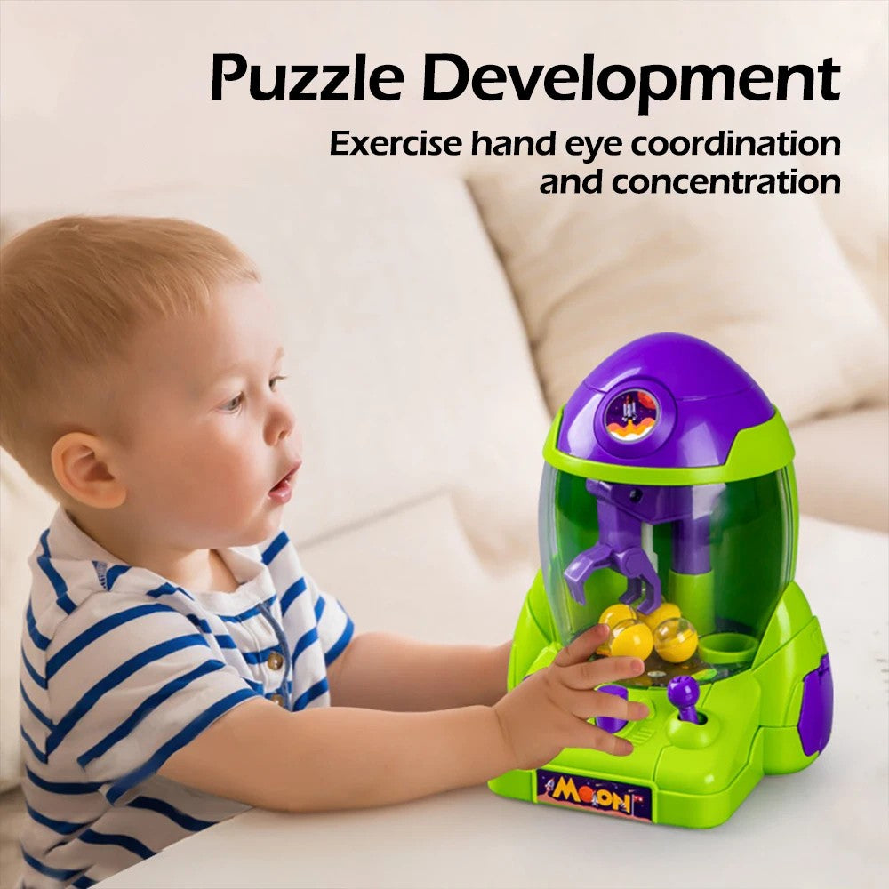 Mini Claw Machine, Boost Skills, Focus and Social Interaction, Safe for Kids 3+