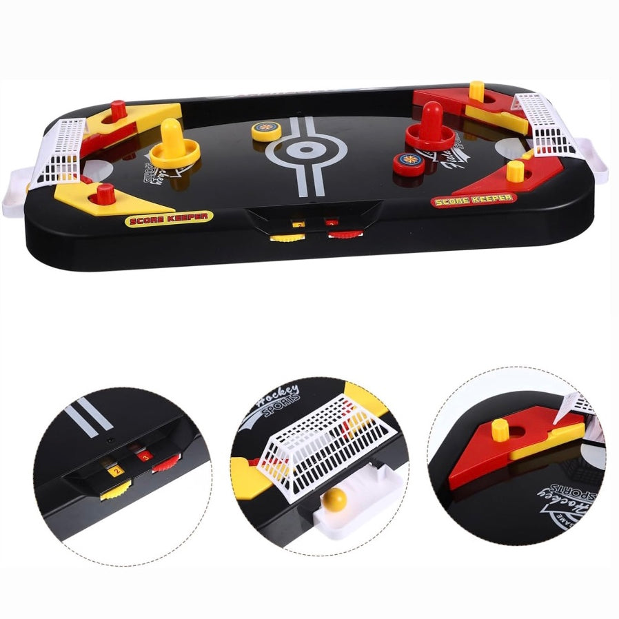 Mini Hockey Soccer with 2-in-1 Game Modes, Helps Improve Reflexes, Safe for Kids Ages 3+