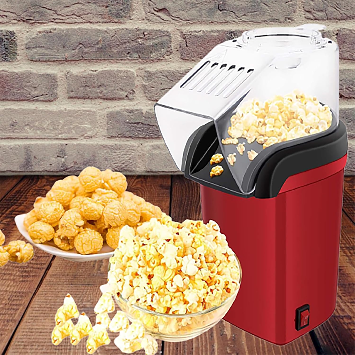 Mini Home Popcorn Maker with High Popping Rate and One-Button Operation – Perfect for Parties and Movie Nights