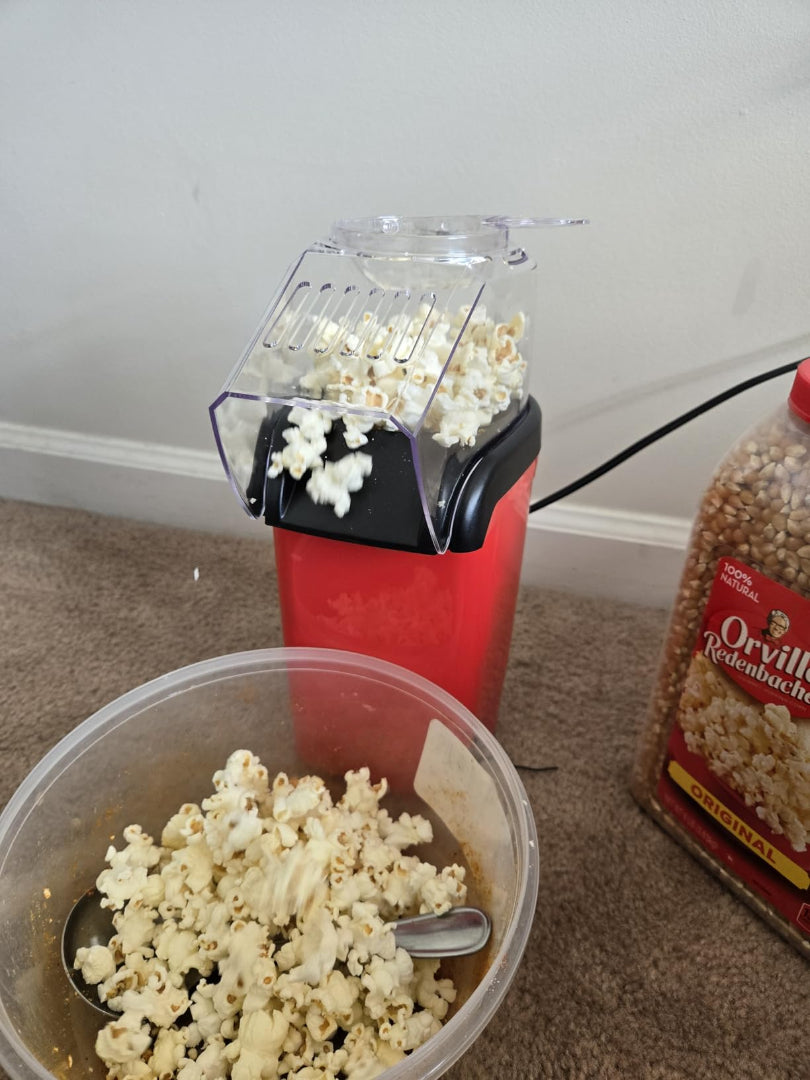Mini Home Popcorn Maker with High Popping Rate and One-Button Operation – Perfect for Parties and Movie Nights