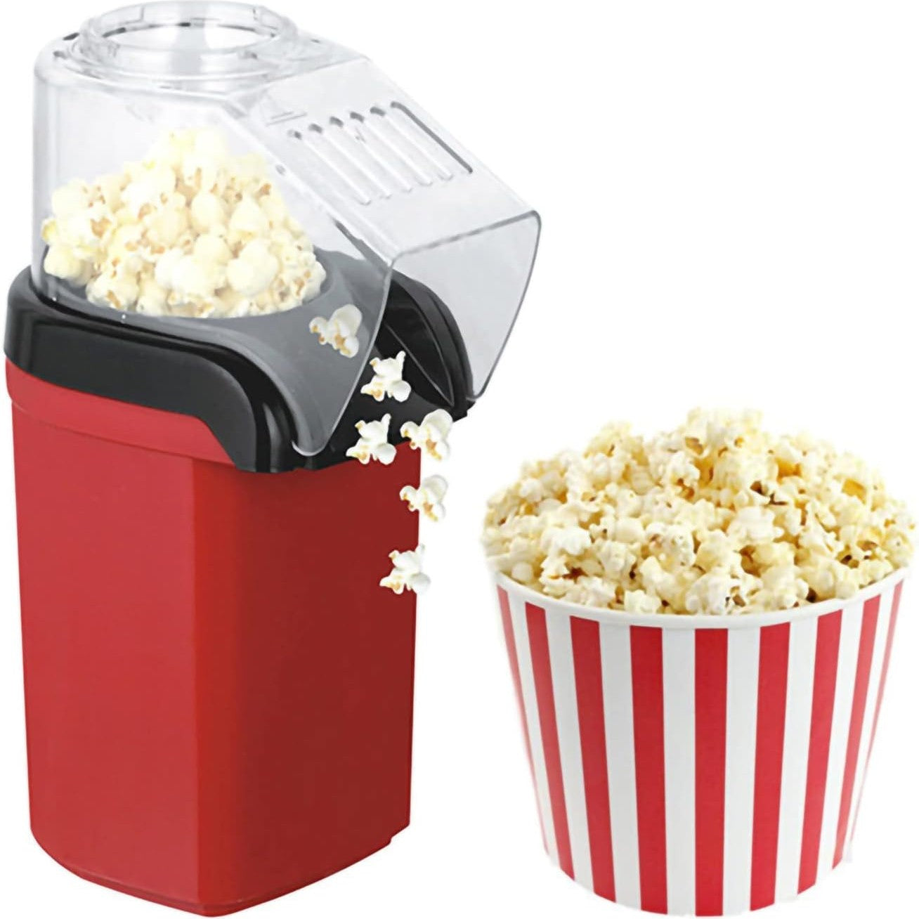 Mini Home Popcorn Maker with High Popping Rate and One-Button Operation – Perfect for Parties and Movie Nights