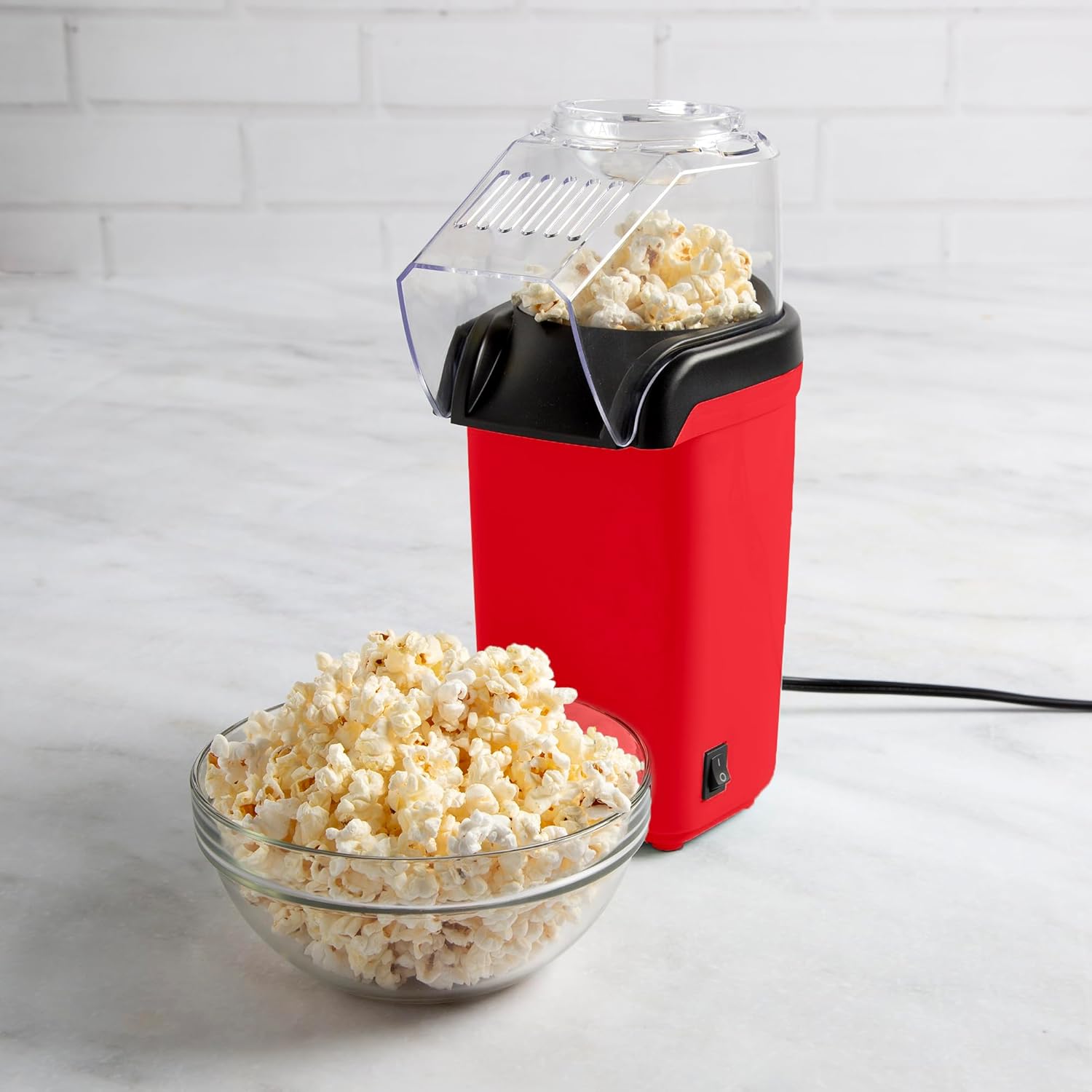 Mini Home Popcorn Maker with High Popping Rate and One-Button Operation – Perfect for Parties and Movie Nights