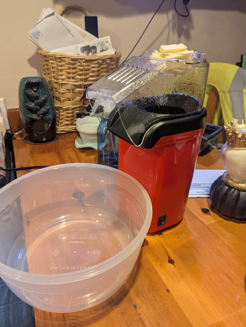 Mini Home Popcorn Maker with High Popping Rate and One-Button Operation – Perfect for Parties and Movie Nights