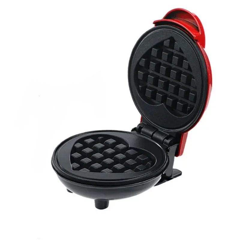 Mini Portable Waffle Maker with 350W Fast Heating, Compact & Lightweight, Easy to Use and Clean