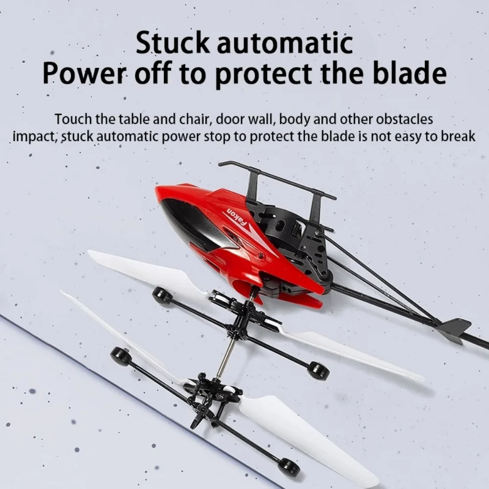Mini Remote Control Helicopter Toy, Rechargeable, Fall-Resistant, LED Lights, Safe for Ages 3+