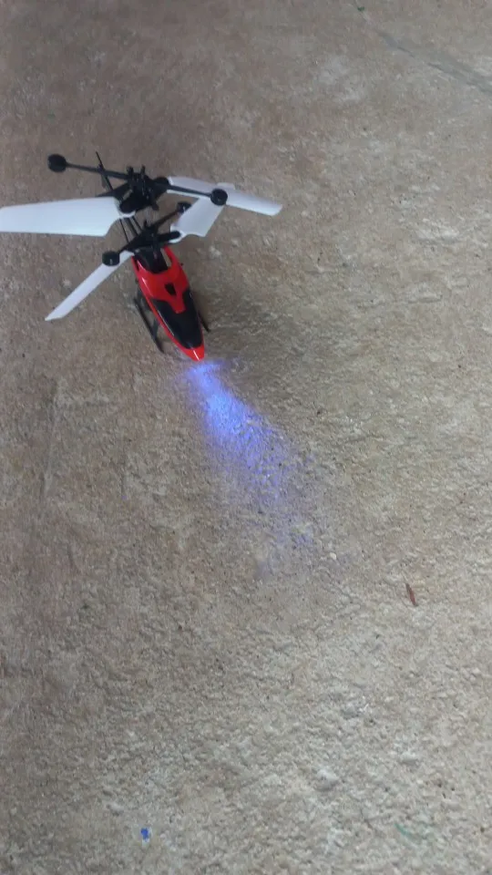 Mini Remote Control Helicopter Toy, Rechargeable, Fall-Resistant, LED Lights, Safe for Ages 3+