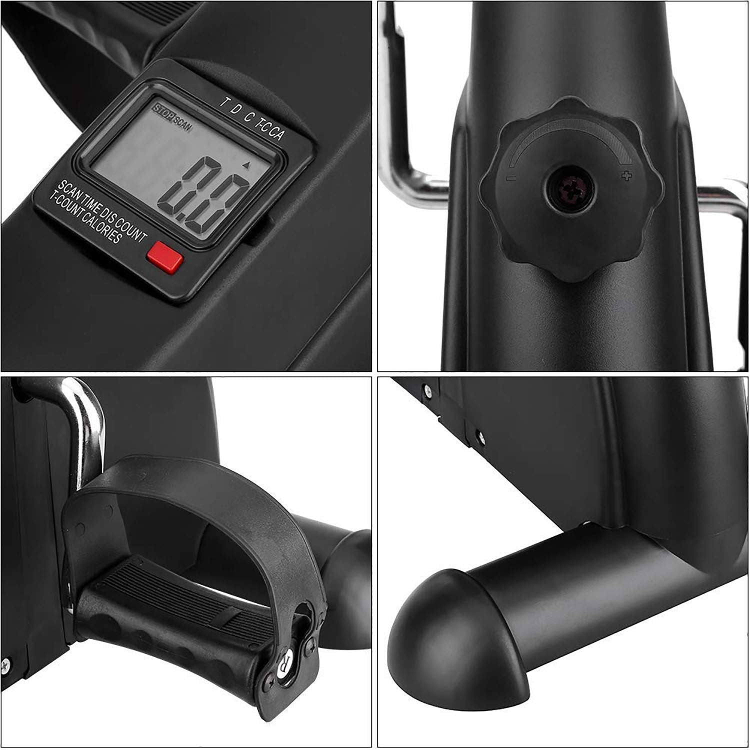 Mini Under-Desk Pedal Exerciser – Quiet Indoor Cycle Machine for Arms and Legs Workout, Perfect for Home Fitness and Office Use