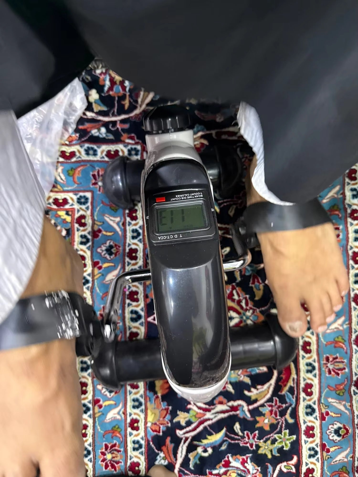 Mini Under-Desk Pedal Exerciser – Quiet Indoor Cycle Machine for Arms and Legs Workout, Perfect for Home Fitness and Office Use