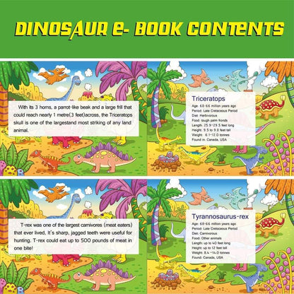 Minifigure Dinosaur Toy Jurassic Park Jungle Set With Educational, Realistic, Giftable, Safe for Ages 3+
