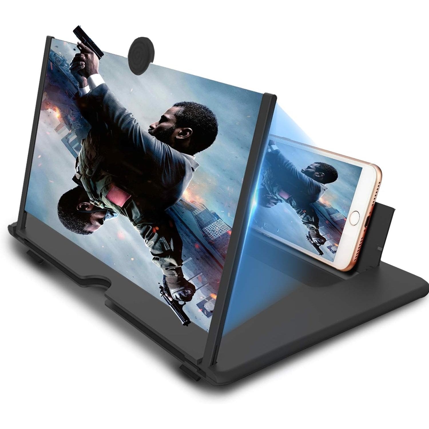 Mobile Phone Screen Magnifier - 3D Screen with HD Display, 3–4 Times Magnification