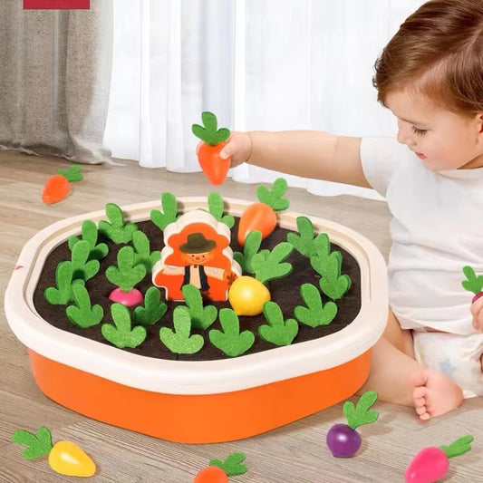 Montessori Carrot Toys With Diverse Colors, Fun Designs, Boost Kids’ Memory, Safe for Ages 3+.