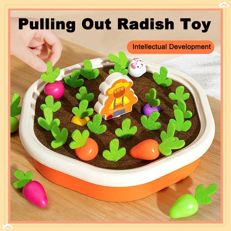 Montessori Carrot Toys With Diverse Colors, Fun Designs, Boost Kids’ Memory, Safe for Ages 3+.