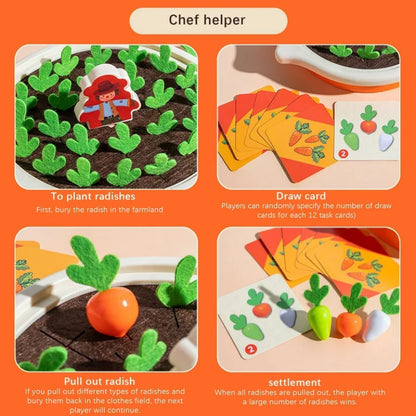 Montessori Carrot Toys With Diverse Colors, Fun Designs, Boost Kids’ Memory, Safe for Ages 3+.