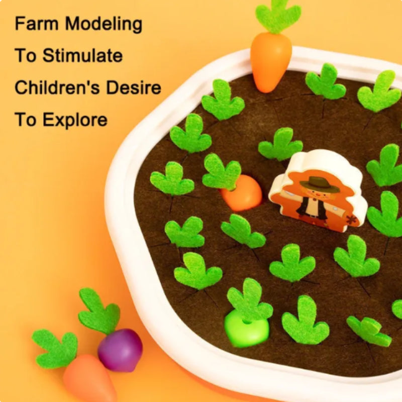 Montessori Carrot Toys With Diverse Colors, Fun Designs, Boost Kids’ Memory, Safe for Ages 3+.