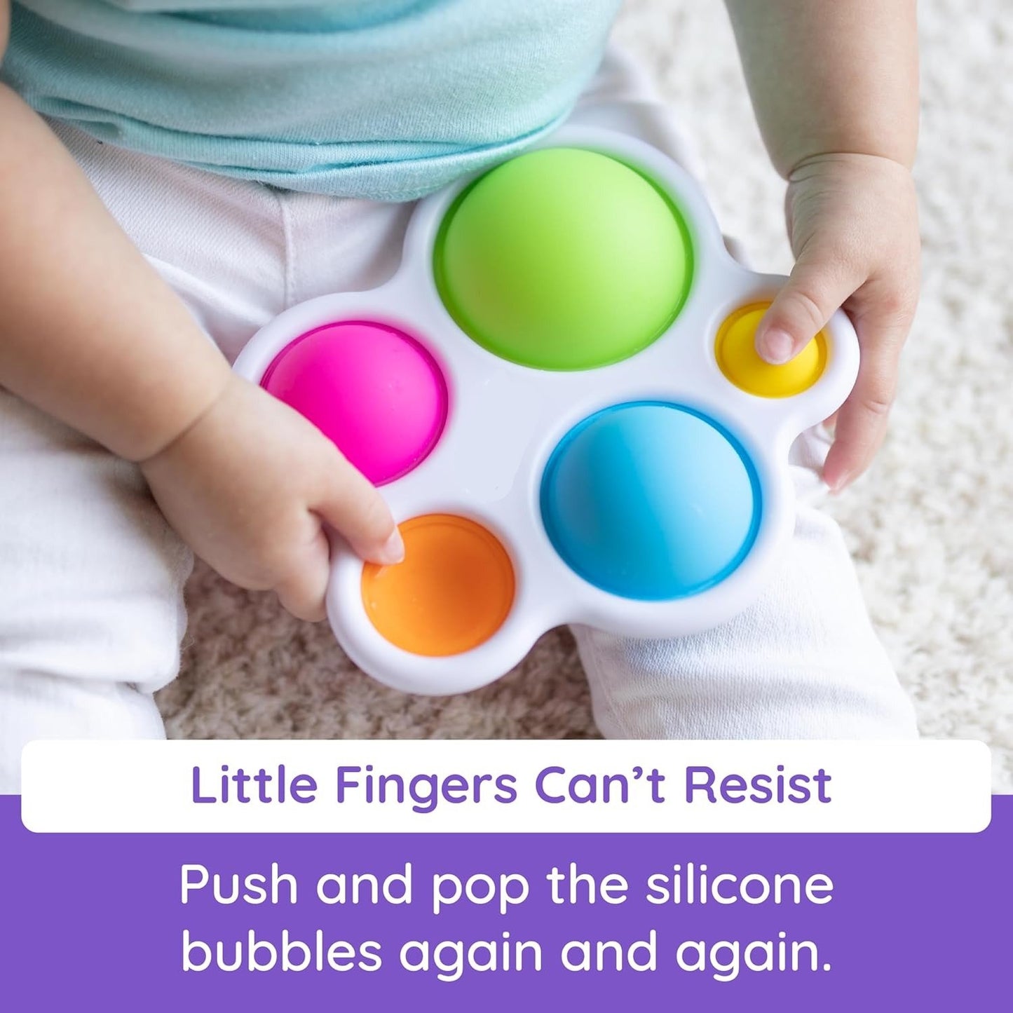 Montessori Fidget Toy with Premium Materials, Portable and Convenient, Safe for Months 7+